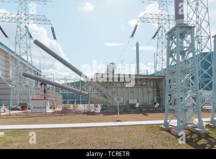 800 kV ultra-high-voltage DC converter station Stock Photo