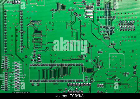 Circuit boards in electronics Stock Photo