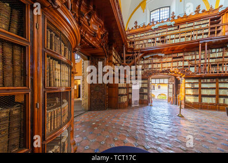 The Biblioteca Palafoxiana is a library in Puebla, Mexico. Stock Photo