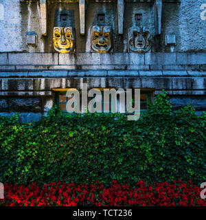 Den Nationale Scene, The Oldest Norwegian Theatre, Bergen, Norway Stock ...