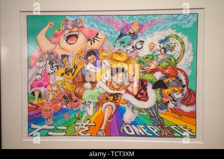 One Piece Japanese Animation Poster Stock Photo Alamy