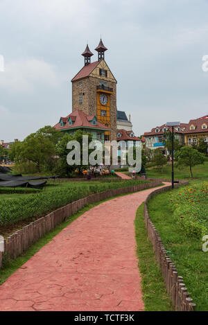 The scenery of Hua Bo Hui in Wuhan Stock Photo