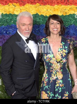 Paige Davis and Patrick Page attend the 2024 Drama Desk Awards at NYU