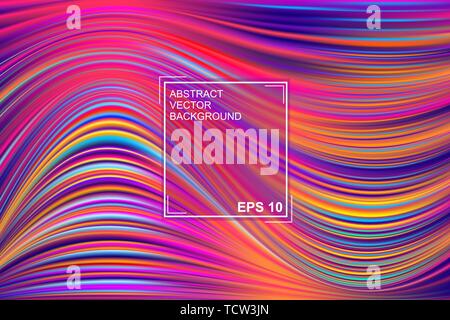 Abstract vector background. with beautiful fancy paint patterns. Liquid form. Fluid art. Wave. Art design for your design. Stock Vector