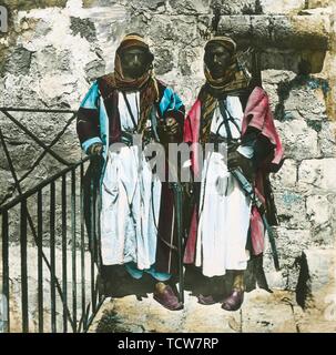 'Bedouin Chiefs, Jericho', c1910s.  Creator: Unknown. Stock Photo