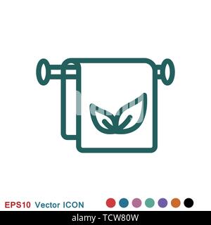Aromatherapy icon. Concept illustration for web site. Sign, symbol, element. Stock Vector