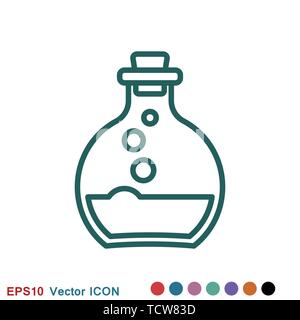 Aromatherapy icon. Concept illustration for web site. Sign, symbol, element. Stock Vector