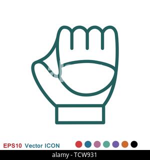 Simple modern set of baseball icons. Premium symbol collection. Vector illustration. Simple flat sign Stock Vector