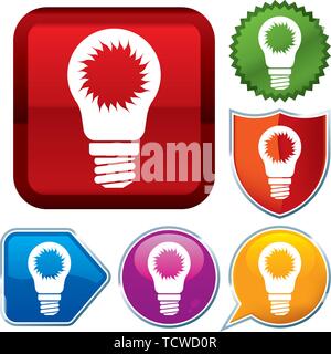 Vector flat solar energy icons set Stock Vector Image & Art - Alamy