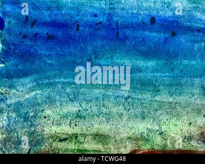 Flow distant mountain abstract painting texture Stock Photo