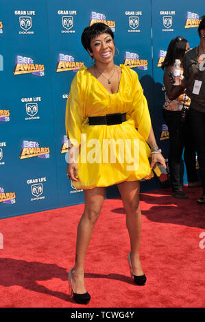 LOS ANGELES, CA. June 24, 2008: Keyshia Cole at the 2008 BET Awards (Black Entertainment Television) at the Shrine Auditorium, Los Angeles. © 2008 Paul Smith / Featureflash Stock Photo