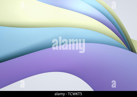 Three-dimensional rendering, color curved background Stock Photo - Alamy