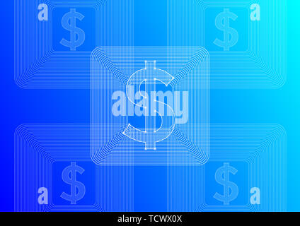 Digital Financial Technology Concept Map Stock Photo