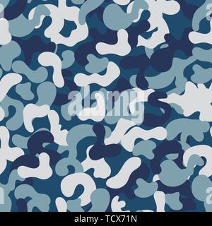 Fashionable camouflage pattern, vector illustration. Millatry print. Can be used for textile and wallpaper Stock Vector