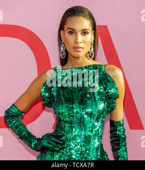 New York, NY - June 03, 2019: Cindy Bruna attends 2019 CFDA Fashion Awards at Brooklyn Museum Stock Photo