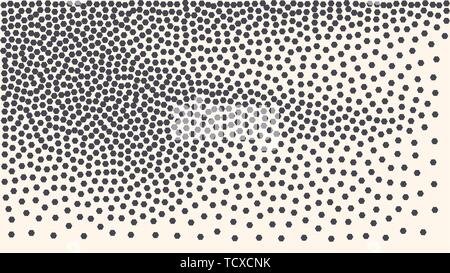 Abstract Stipple Spray Paint Point On Paper Vector Stock Vector