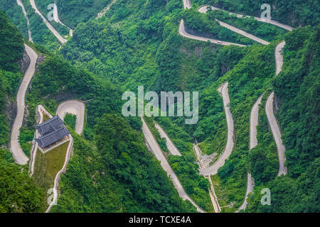 Tianmen Mountain, Zhangjiajie Stock Photo