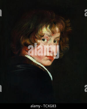 Self-Portrait, ca 1614. Creator: Dyck, Sir Anthony van (1599-1641). Stock Photo