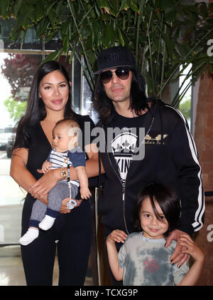 Criss Angel unveils new patient exam room  Featuring: Criss Angel, Shaunyl Benson, Johnny Crisstopher, Xristos Yanni Where: Las Vegas, Nevada, United States When: 09 May 2019 Credit: DJDM/WENN.com Stock Photo