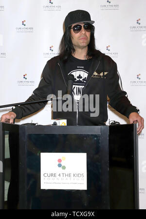 Criss Angel unveils new patient exam room  Featuring: Criss Angel Where: Las Vegas, Nevada, United States When: 09 May 2019 Credit: DJDM/WENN.com Stock Photo