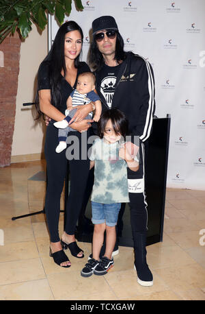 Criss Angel unveils new patient exam room  Featuring: Criss Angel, Shaunyl Benson, Johnny Crisstopher, Xristos Yanni Where: Las Vegas, Nevada, United States When: 09 May 2019 Credit: DJDM/WENN.com Stock Photo