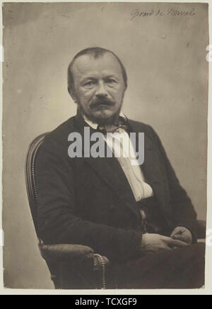Portrait of Gérard de Nerval (1808-1855), 1854. Creator: Tournachon, Adrien (1825-1903). Stock Photo