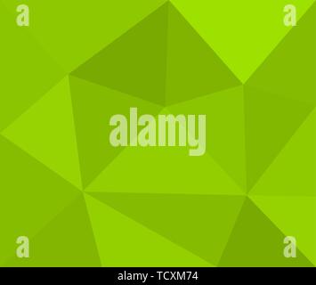 Low poly green background. Vector illustration Stock Vector