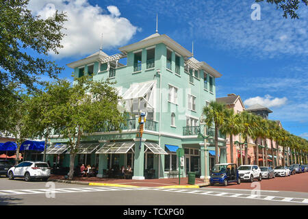 Orlando, Florida. January 15, 2019 . Principal corner at Celebration