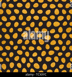 Seamless pattern with easter eggs Stock Vector