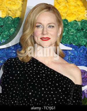 June 9, 2019 - New York City, New York, U.S. - Actor  LAURA LINNEY attends the 73rd annual Tony Awards held at Radio City Music Hall. (Credit Image: © Nancy Kaszerman/ZUMA Wire) Stock Photo