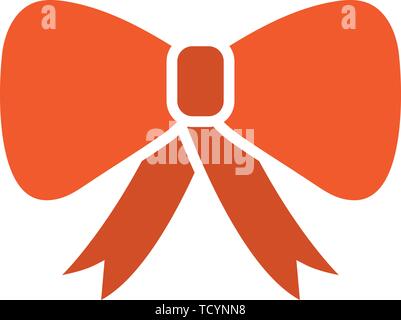 bow graphic design template vector isolated illustration Stock Vector