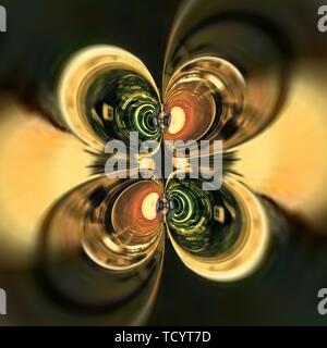 Abstract Image with colorful graphical elements design, concept Stock Photo