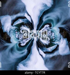 Abstract Image with colorful graphical elements design, concept Stock Photo