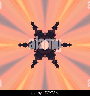 Abstract Image with colorful graphical elements design, concept Stock Photo