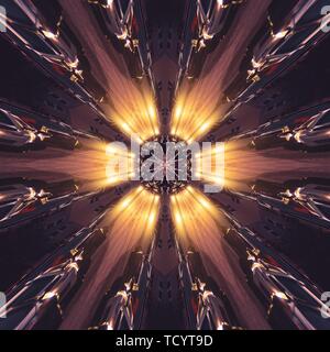 Abstract Image with colorful graphical elements design, concept Stock Photo