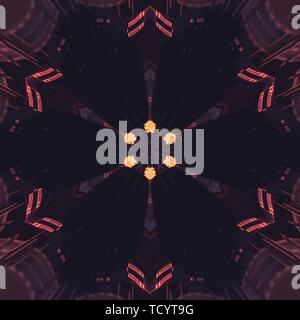 Abstract Image with colorful graphical elements design, concept Stock Photo