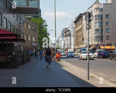 BERLIN, GERMANY - CIRCA JUNE 2019: View of the city Stock Photo