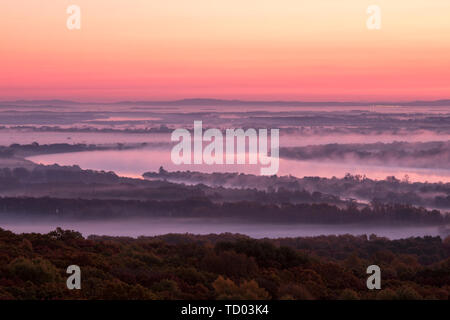 Autumn scenery of Zhenbao Island wetlands Stock Photo