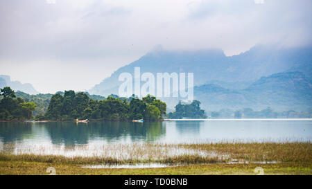 Beautiful view of the early morning in Danbler, central Sri Lanka Stock Photo
