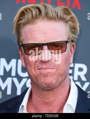 WESTWOOD, LOS ANGELES, CALIFORNIA, USA - JUNE 10: Jake Busey arrives at the Los Angeles Premiere Of Netflix's 'Murder Mystery' held at the Regency Village Theatre on June 10, 2019 in Westwood, Los Angeles, California, United States. (Photo by Xavier Collin/Image Press Agency) Stock Photo