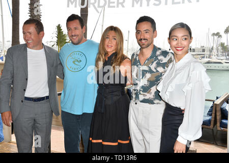 LA Premiere Of Netflix's Murder Mystery Featuring: Shioli Kutsuna, Erik  Griffin, Luis Gerardo Méndez, Adam Sandler, Jennifer Aniston, Kyle  Newacheck, Dany Boon, John Kani Where: Westwood, California, United States  When: 11 Jun