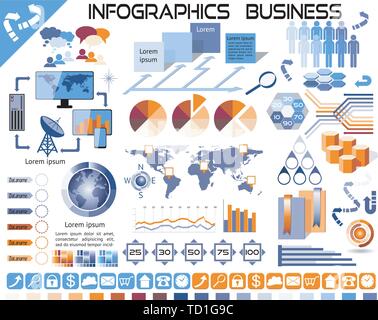 Infographics Environment Ecology. All objects grouped separately and easy to edit, EPS10, Source Map Reference: http://www.nasa.gov/images/content/484 Stock Vector