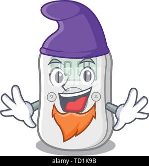 Elf diabetes check machine in character shape Stock Vector
