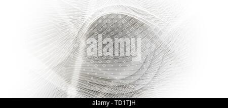Abstract geometric white and gray futuristic background for business presentation Stock Vector
