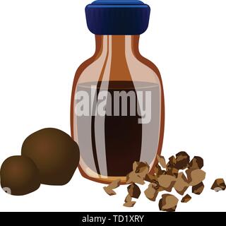Propolis bottle icon. Cartoon of propolis bottle vector icon for web design isolated on white background Stock Vector