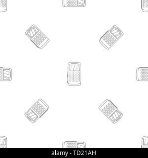 Nfc terminal payment pattern seamless vector repeat geometric for any web design Stock Vector