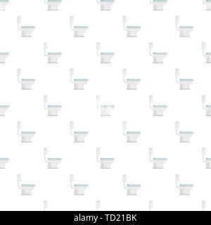 Toilet pattern seamless vector repeat for any web design Stock Vector
