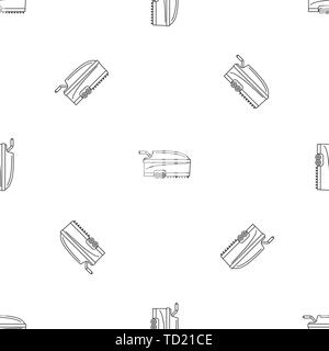 Hall vacuum cleaner pattern seamless vector repeat geometric for any web design Stock Vector