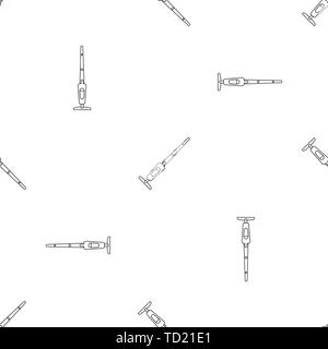 Modern vacuum cleaner pattern seamless vector repeat geometric for any web design Stock Vector