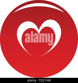 Frantic heart icon. Simple illustration offrantic heart vector icon for ...